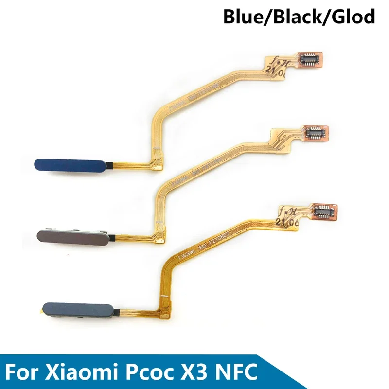 

For Xiaomi Poco X3 Pro M4Pro 4G 5G Fingerprint Sensor Scanner Touch ID Connect Motherboard home button Flex
