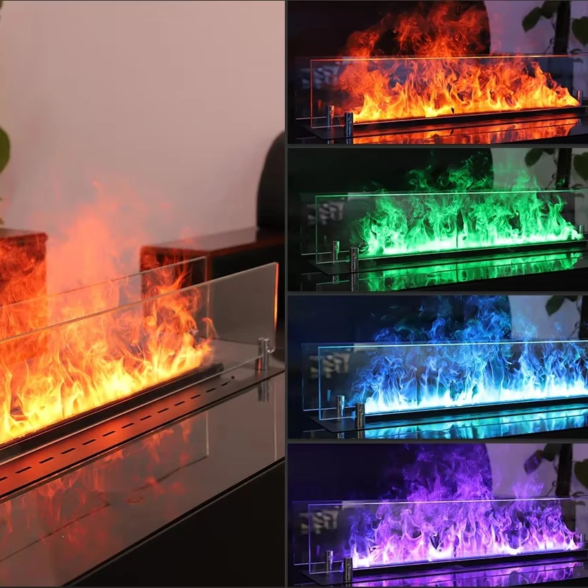 

Hot Sale 36 Inches Smart Water Steam Fireplace Chimney