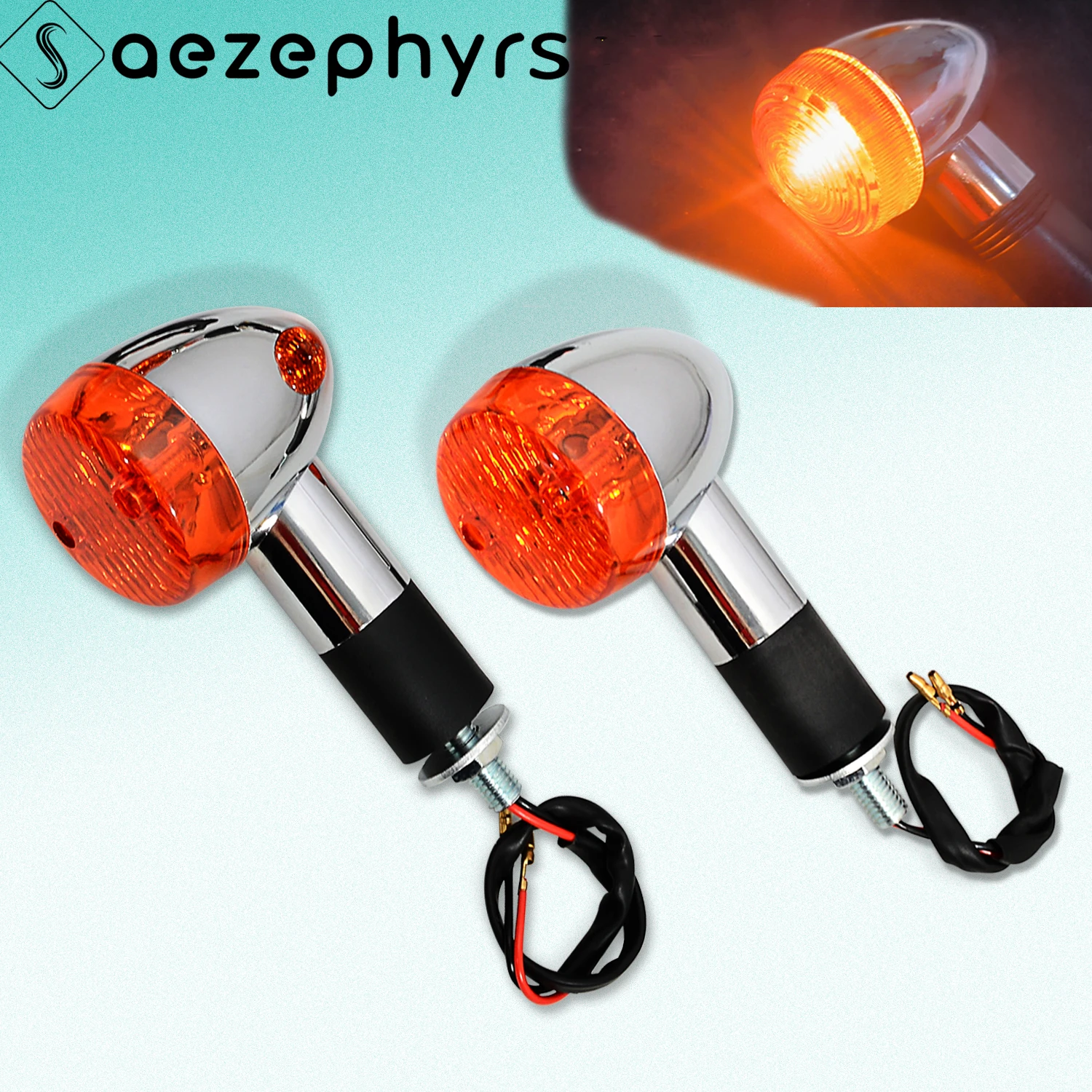 

Motorcycle LED Turn Signals Brake Running Lights Front/Rear Signal Lights Set For Kawasaki Vulcan VN 750 800 900 1500 1600 1700
