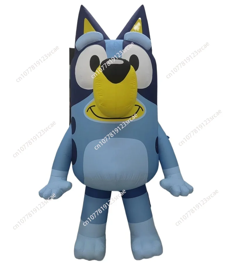 

3m giant blue advertisement inflatable character mascot character animal dog inflatable cartoon model decoration