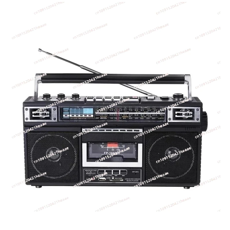 Suitable forPortable Four Band Student Tape Bluetooth   919 Multifunctional  Retro Tape Radio