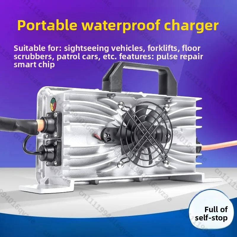 48V25A Electric Sightseeing Car Charger 72V25A Four-wheel Patrol Car Washing Machine 24V30A Forklift Lithium Battery