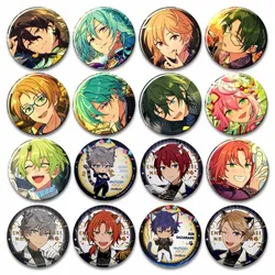 Cartoon Ensemble Stars Nazuna Nito Tomoya Mashiro Badges Anime Brooches for Hat Bag Creative Soft Button Pin Collectible Gifts