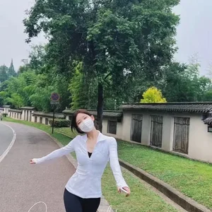 Frauen definieren langen Sportjacke mit hohen elastischen Taschen Fitnessform laufen Reißverschluss -Up -Jacken überlegene Trainingsjacken 10 Hauptverkäufe China Malhar Kleidung - №7