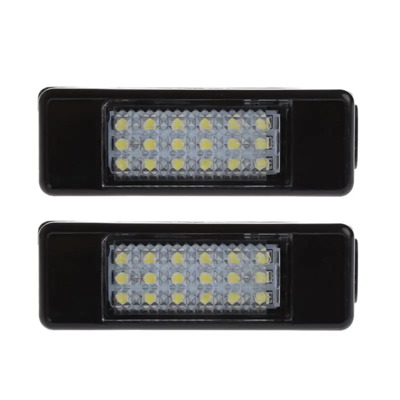 

2Pcs Auto Light White 18 Led Number License Plate Light for 207 307 308