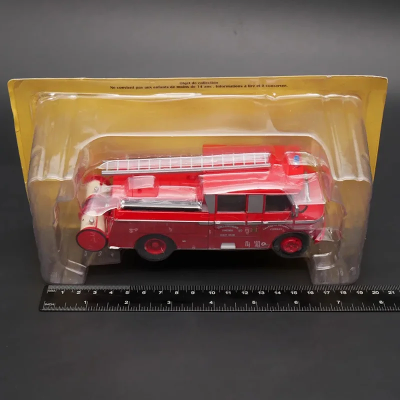 Escala 1:43 IXO Citroen 46 CD Heuilez motor de bomberos modelo de coche de aleación producto terminado fundido a presión juguete de simulación colección modelo estático