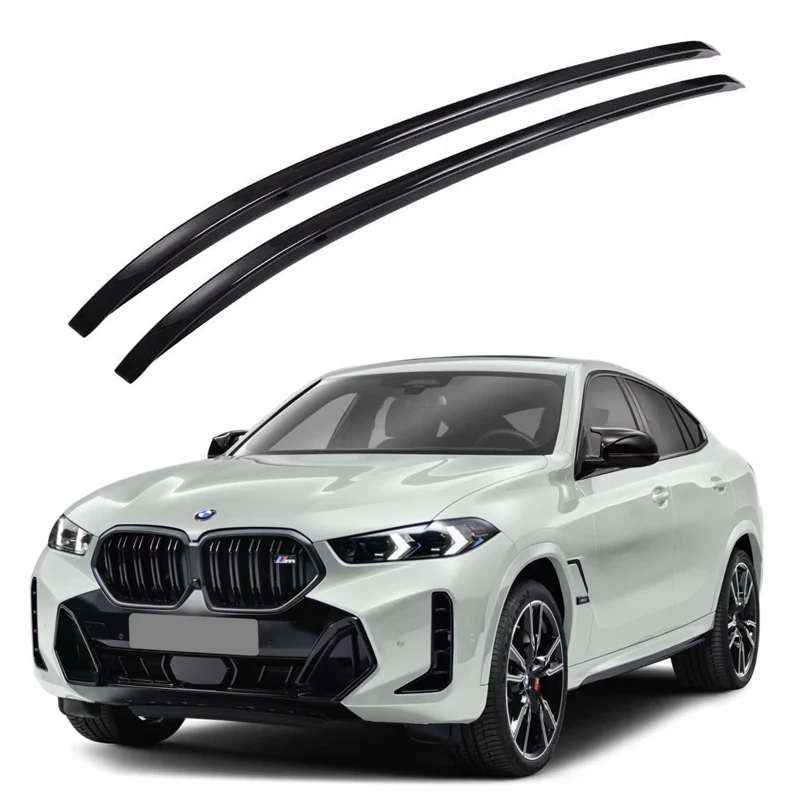 Aluminum alloy Roof Rack For BMW X6 G06 2020-2024 Rails Bar Luggage Carrier Bars top Cross bar Rack Rail Boxes Accessories