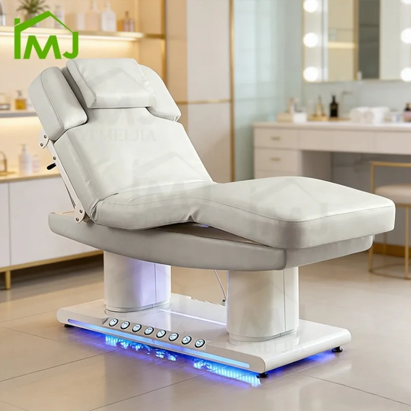 Esthetician 4 Motor Massage Table Salon Spa Facial Electric Beauty Beds Curve Lash Bed