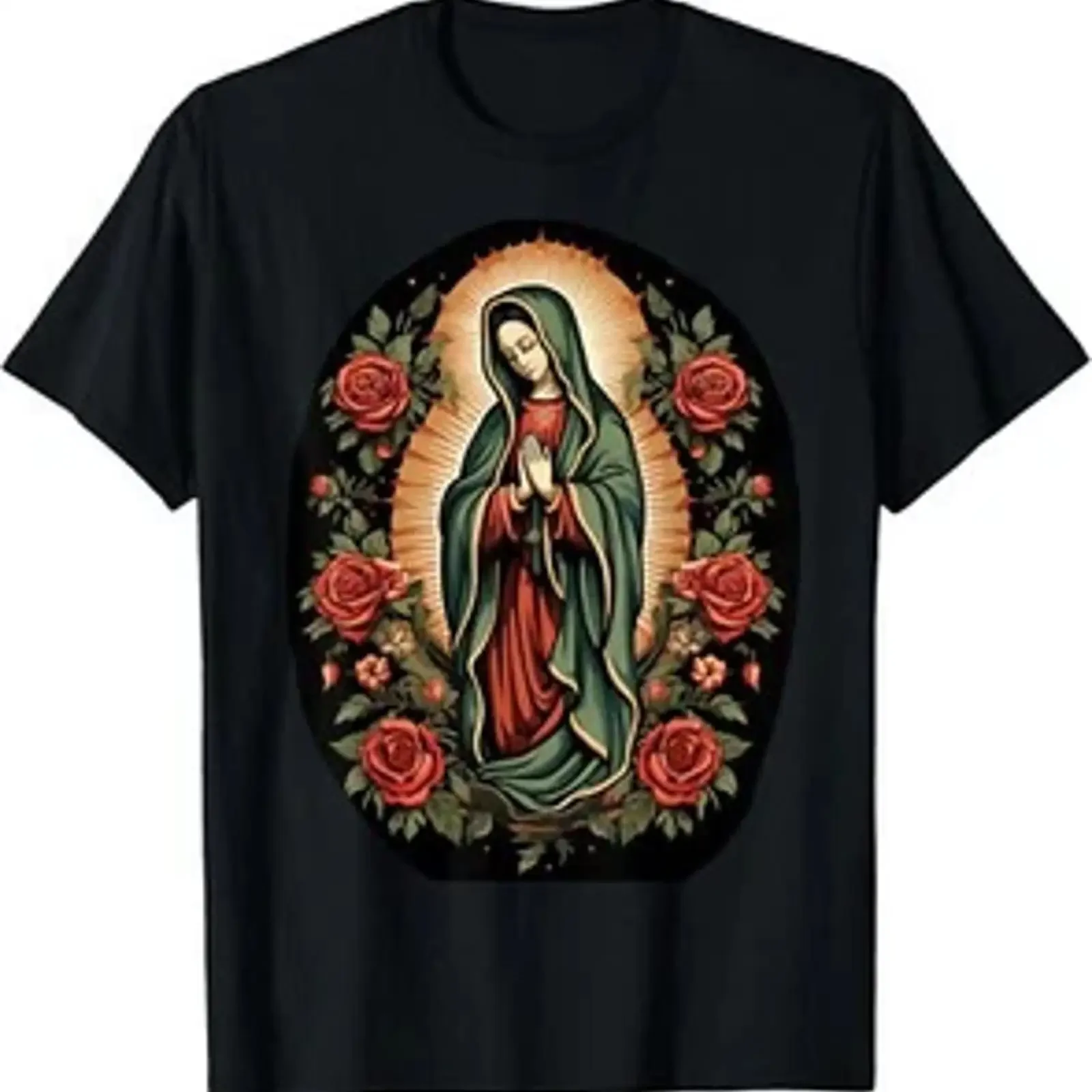 T-shirt unisexe doux et confortable, vintage, lavé, pour les chrétiens catholiques, Notre-Dame de Guadalupe, Sainte Marie, nouvelle édition limitée