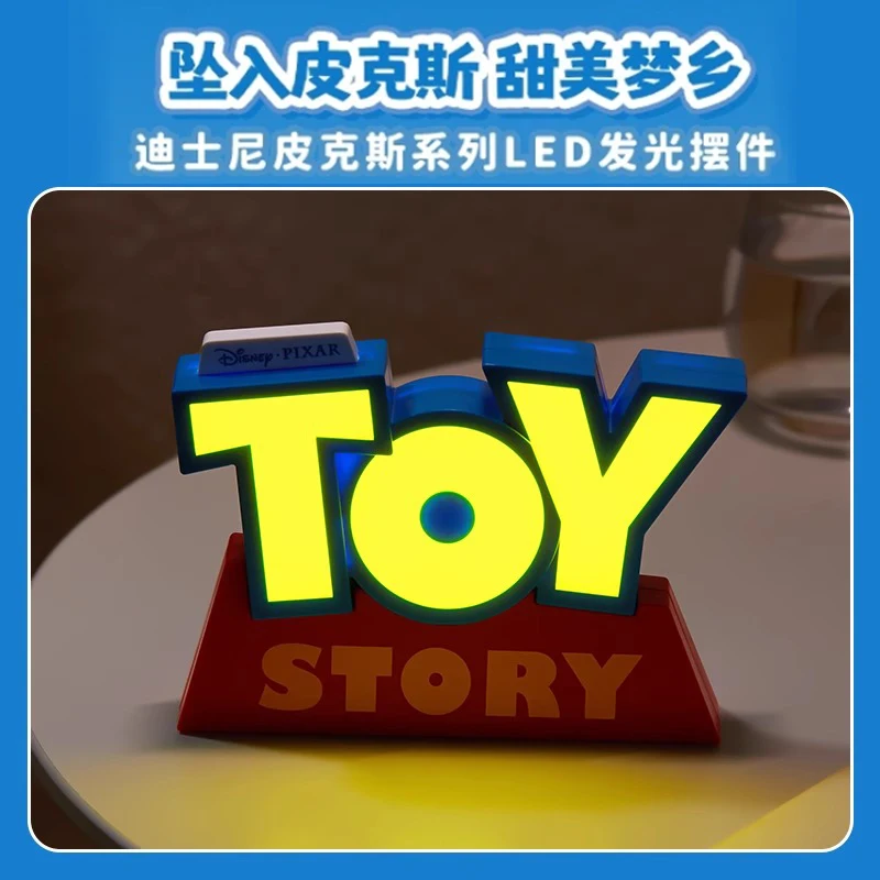 

Original Toy Story Pixar Led Night Light Desktop Usb Illuminated Ornament Living Room Furniture Decoration Children'S Room