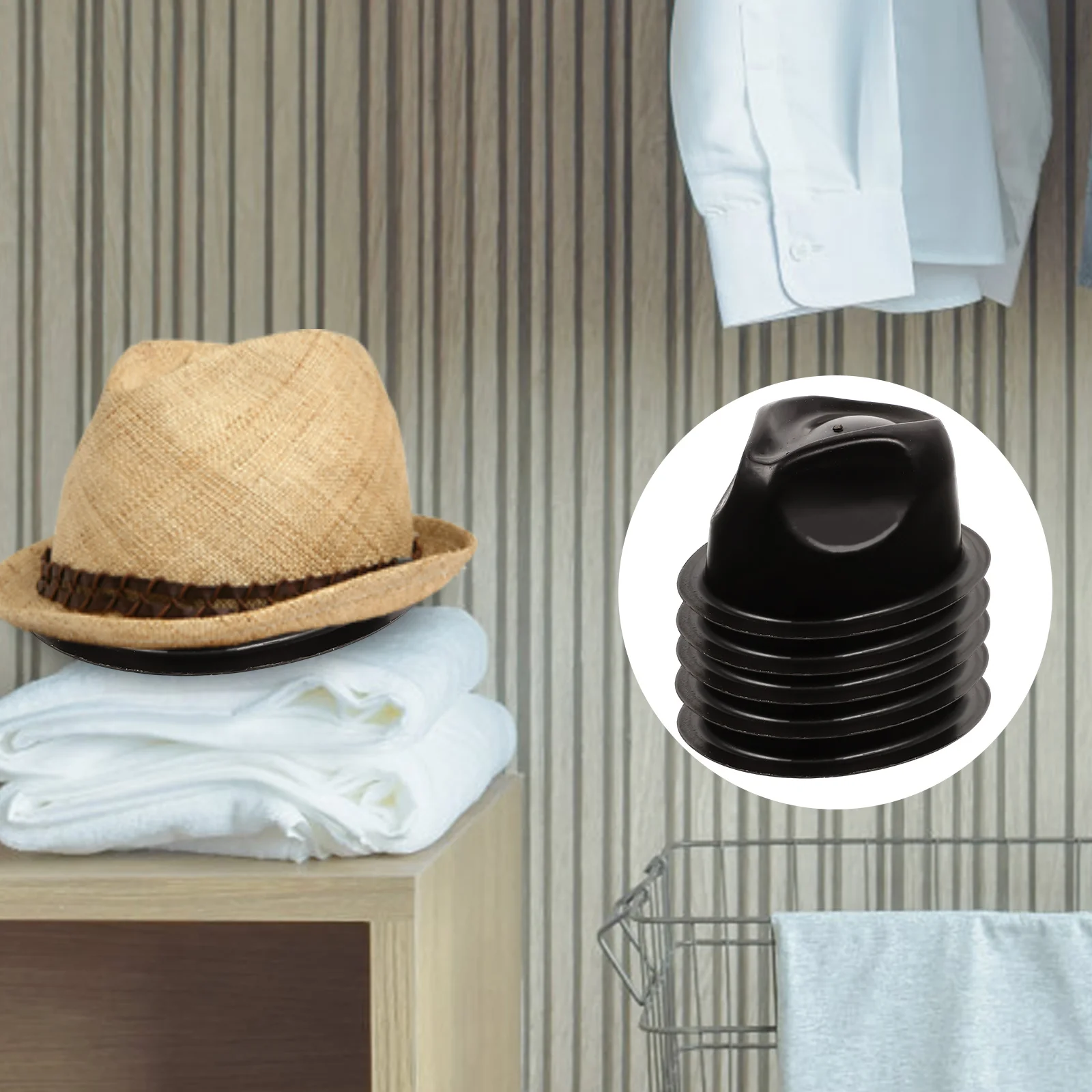 10 Pcs Hat Holder Storage Rack Cap Display Stand Fedora Holders Pvc Hats Travel Baseball