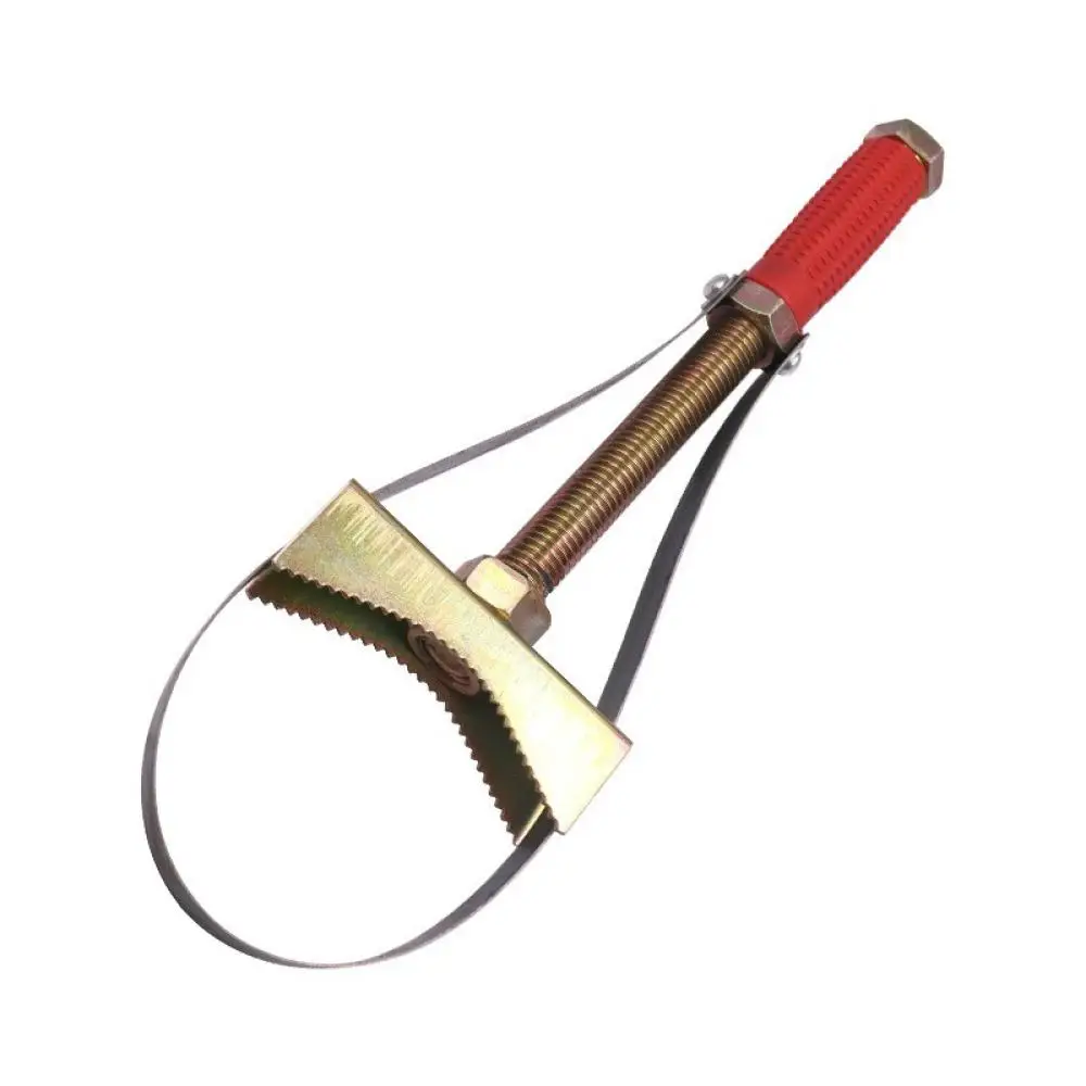 Adjustable Steel Strap Oil Filter Wrench Removal Tool For Car Engine Maintenance Auto Repair Hand Spanner Hardware