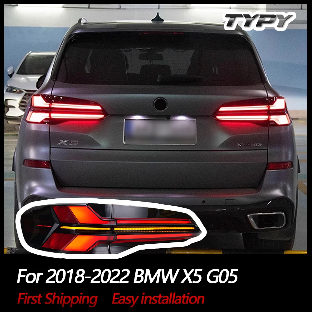 

TYPY Car lamps For BMW X5 Tail Light G05 Taillight 2018-2022 Upgrade 2024 Style DRL Sequential Turn Signal Car Accessories