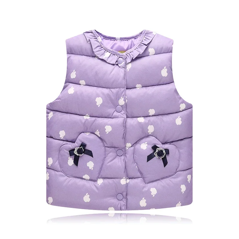 

Kids Vest for Girl Baby Spring Autumn Cotton Vest Children's Clothing Retail Waistcoats Girls Seeveless Outerwear Toddler Coat