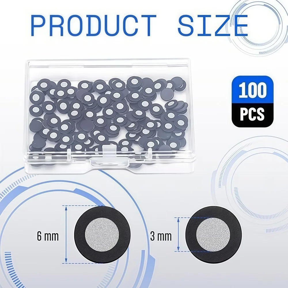 3D Magnetic Tracking Dots,Diffuse Reflection Positioning Markers Reference Point Scanning Targets(Inner3.0mm/Outer6mm)