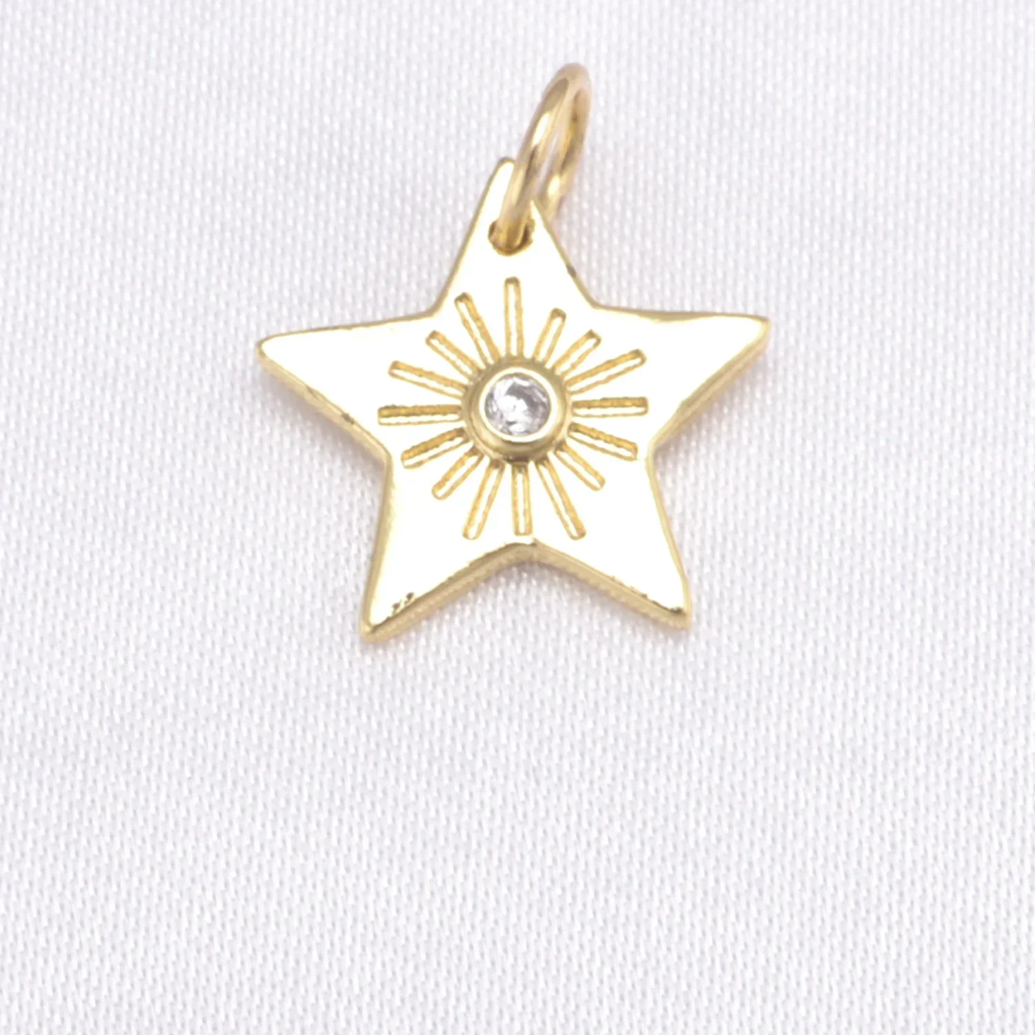 20 Pcs Sky Sun Moon Star Pendant Handmade Diy Jewelry Bracelet Necklace Earring Making Supplies Copper Plating Charm Wholesale
