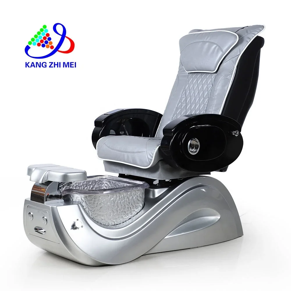 Modern Luxury Beauty Nail Salon Electric Reclining Discharge Pump Pipeless Whirlpool Manicure Foot Spa Massage Pedicure Chair