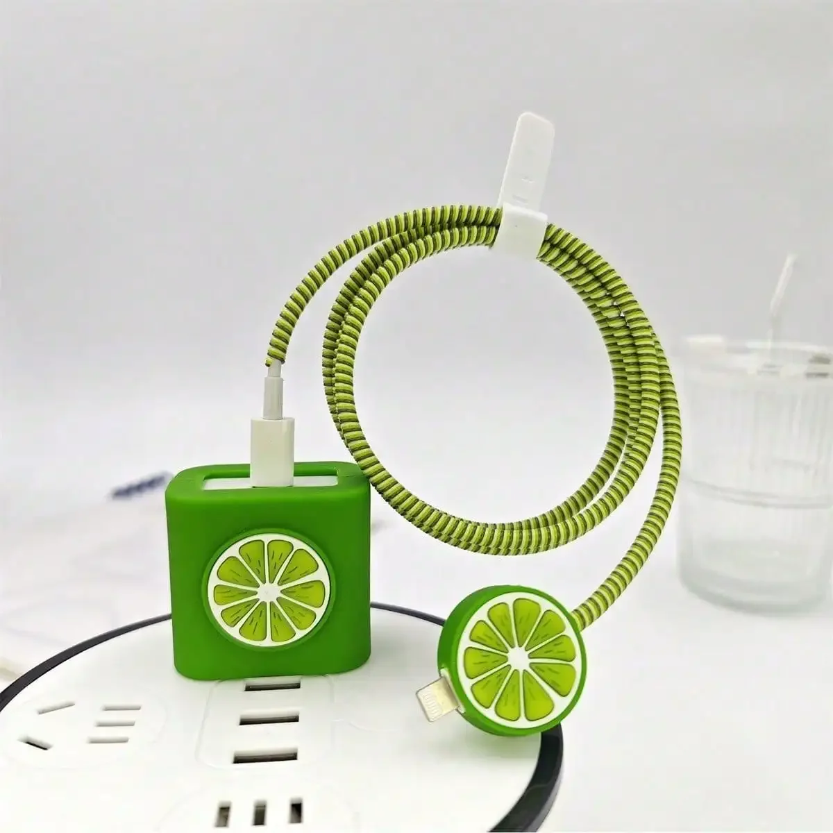 Charger Box Protector Case Cable Organiser for IPhone 16 British Standard Plug 18/20W Charging Fashion Management Cord Winder