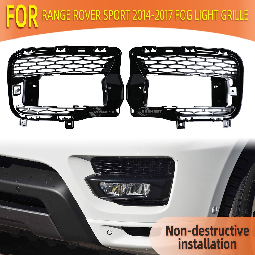 For Land Rover Range Rover Sport Accessories 2014 2015 2016 2017 L494 Car Front Bumper Fog Light Lamp Grill Frame LR045033