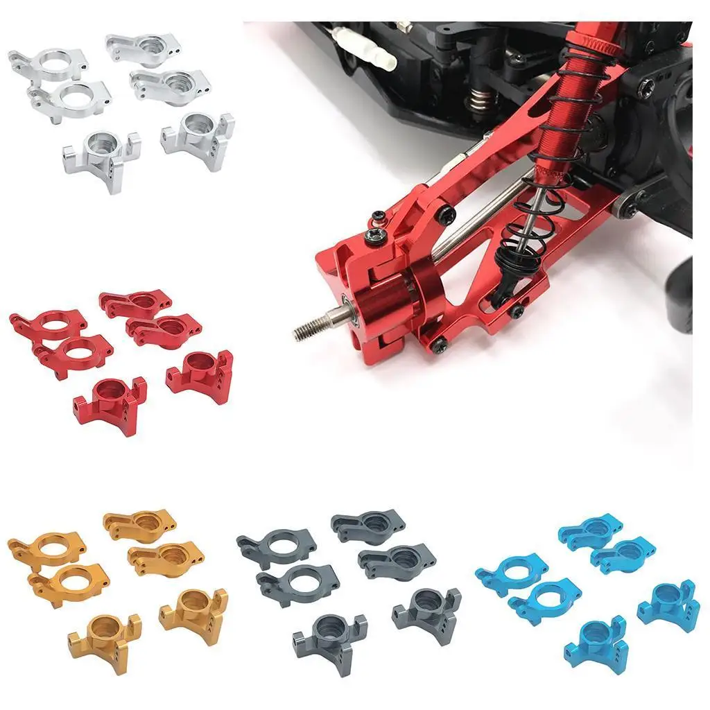Steering Hub Carrier Rear Wheel Seat C Type Seat Upgrade Parts Fits WLtoys 12401 12402 12403 12404 12409 RC 1:12 Car Parts