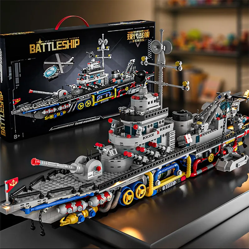 

Военные строительные блоки, гигантская механическая модель авианосера, военный корабль, самолет, линкор для мальчиков, подарок на Рождество и день рождения, детские игрушки