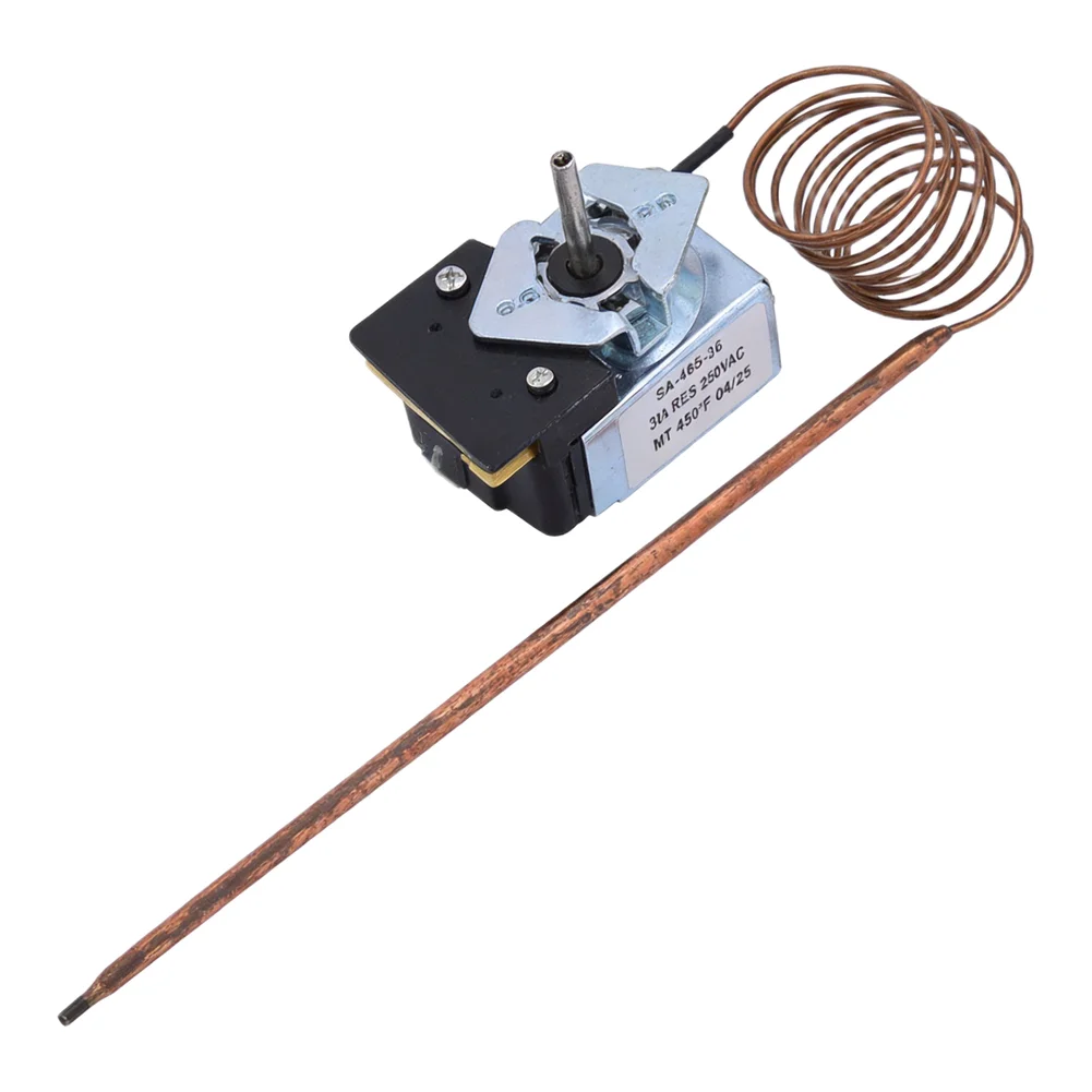 SA46536 Thermostat Control Switch for Electric Frying Pans Compatible with Multiple Models Temperature 100 to 450
