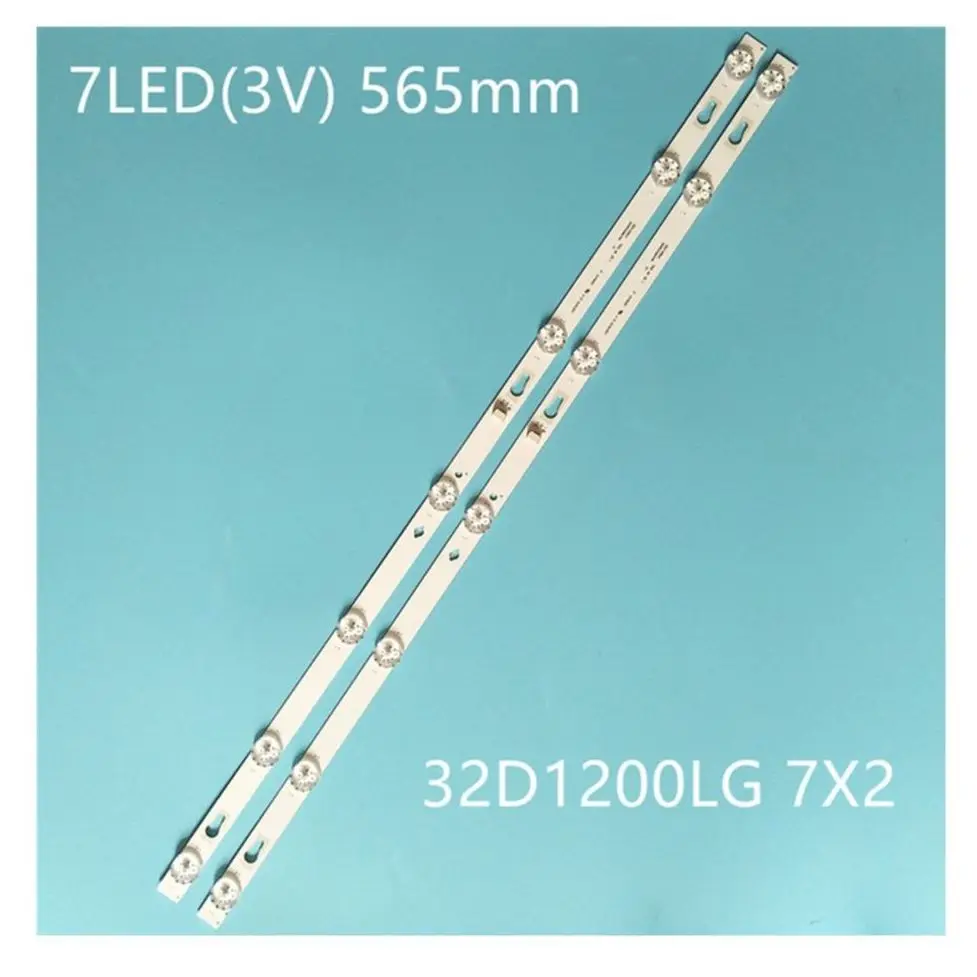 NEUE OriginaL für 32D1200LG 7X2 Licht bar 32HR332M07A5 V14C-LB320T-HRAC 56,5 CM 3V 7LED 100% NEUE led-hintergrundbeleuchtung streifen