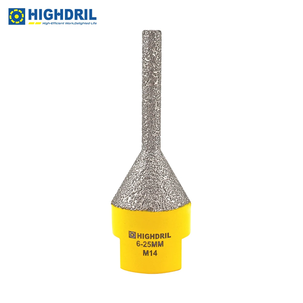 HIGHDRIL Diamond Drilling Bits Wet Exist Hole Saw Milling Cutter Polishing M14 Thread For Porcelain Ceramic Marble Granite