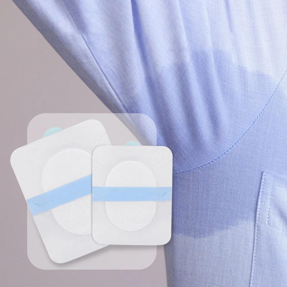 

Breathable Underarm Sweat Stickers Invisible Armpit Sweat Absorbing Pads Strong Adhesive for Slim Transparent Clothing