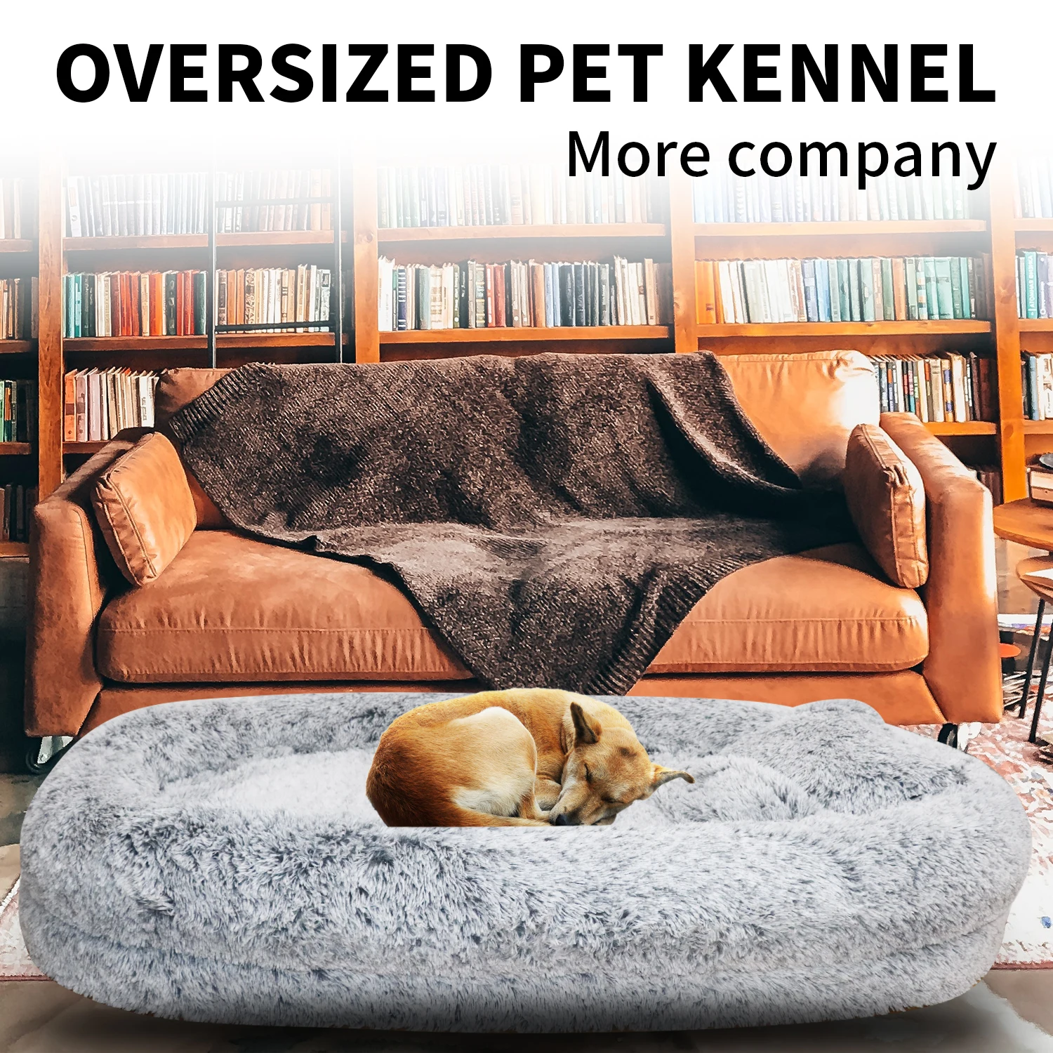 Luxury Pet Beds for Small Medium and Large Dogs Humans with Pocket Plush Pet Beds