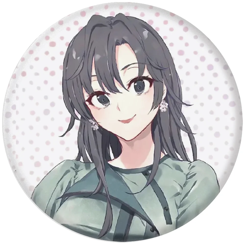 58 mm Anime Ma jeunesse Commédie romantique est mauvais comme j'ai expiré ‌   SNAFU Cosplay COSTUME Badge broche SPTE fer blanc broche accessoire noël Gilf