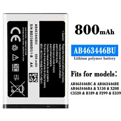 Samsung用バッテリー,c3300k,x208,b189,b309,GT-C3520,e1228,GT-E2530,e339,GT-E2330,c5212,ab46344bu,ab043446bu