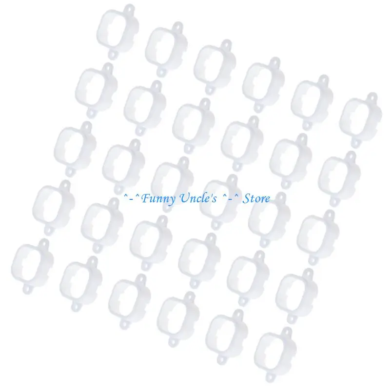 

E7CD 30pcs LED Light Mounting Brackets Installation Clip Courtyard LED Light Fixed Bracket for H706 Outdoor Lights