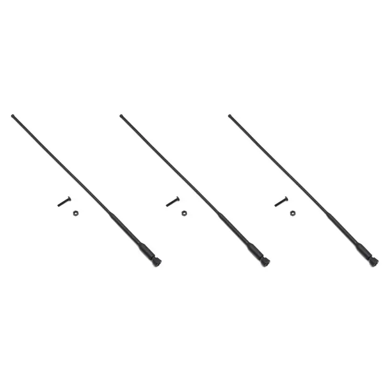 FBIL-3Pcs Simulated Antenna Decorative Signal Line For 1/10 1/8 RC Car Traxxas TRX4 Defender AXIAL SCX10 II 90046 Style A