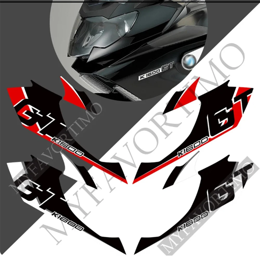 Motorcycle Tank Pad Stickers Protector Fairing Fender Emblem Logo Cases Panniers Luggage Trunk For BMW K1600GT K1600 K 1600 GT