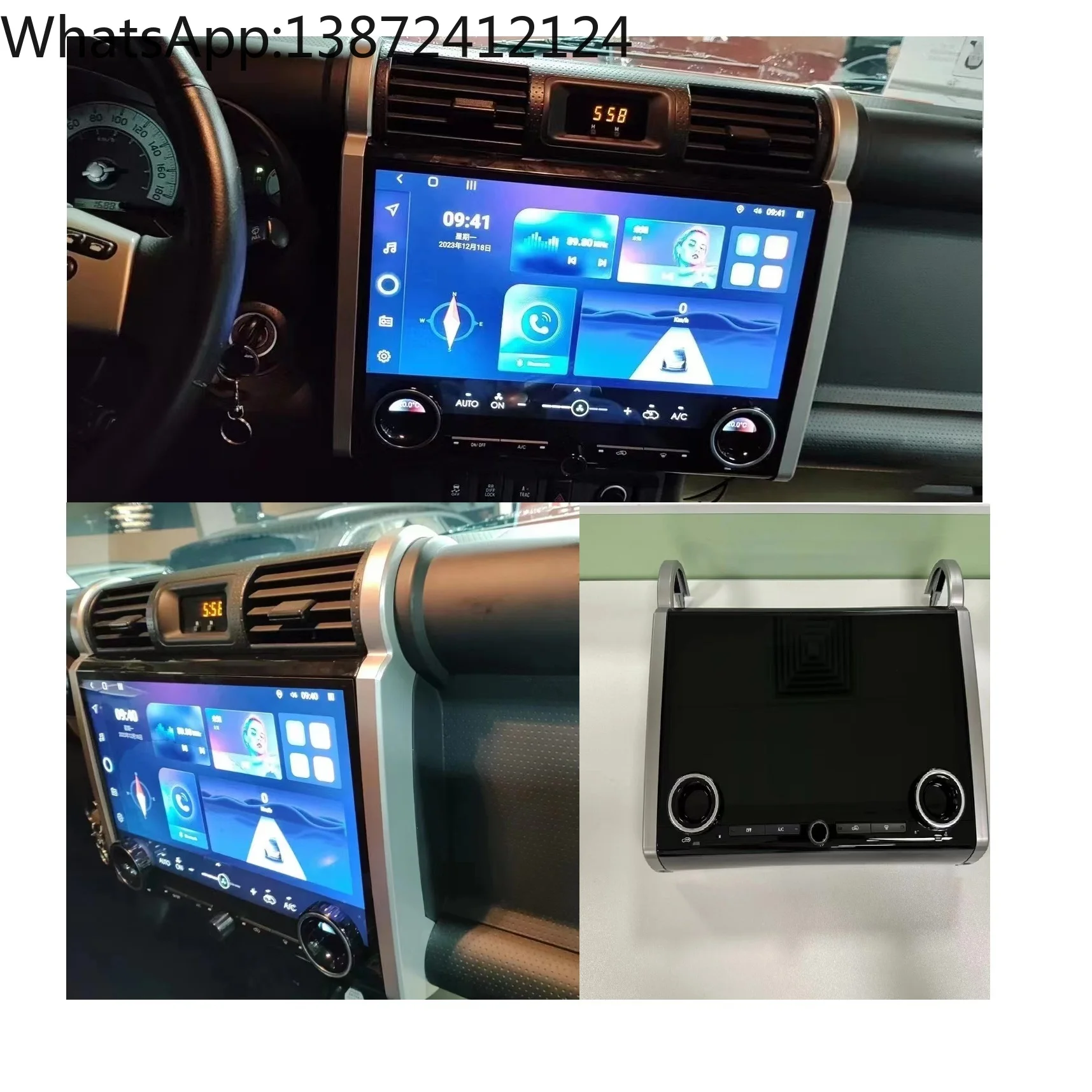 

13" IPS Carplay Auto Android 13 Car DVD Player GPS WIFI RDS Radio for Toyota FJ Cruiser 2007-2022