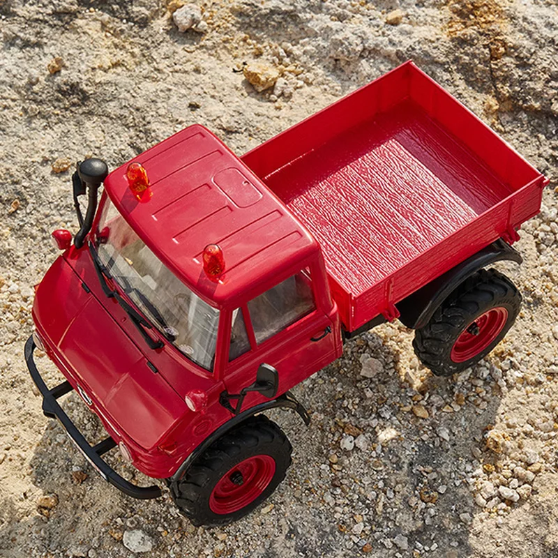 Nowy uniwersalny silnik Fms 1:24 Fcx24 Unimog Gerat z napędem na cztery koła samochód wspinaczkowy Rc zdalnie sterowany Model symulacja elektryczna