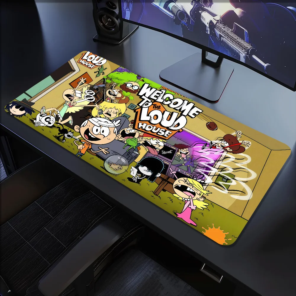 House Mouse Pad MousePad Non-slip Lockedge Office Student Gaming Thickened L-Loud Adventure Large Writing Pad Cartoon Cushion