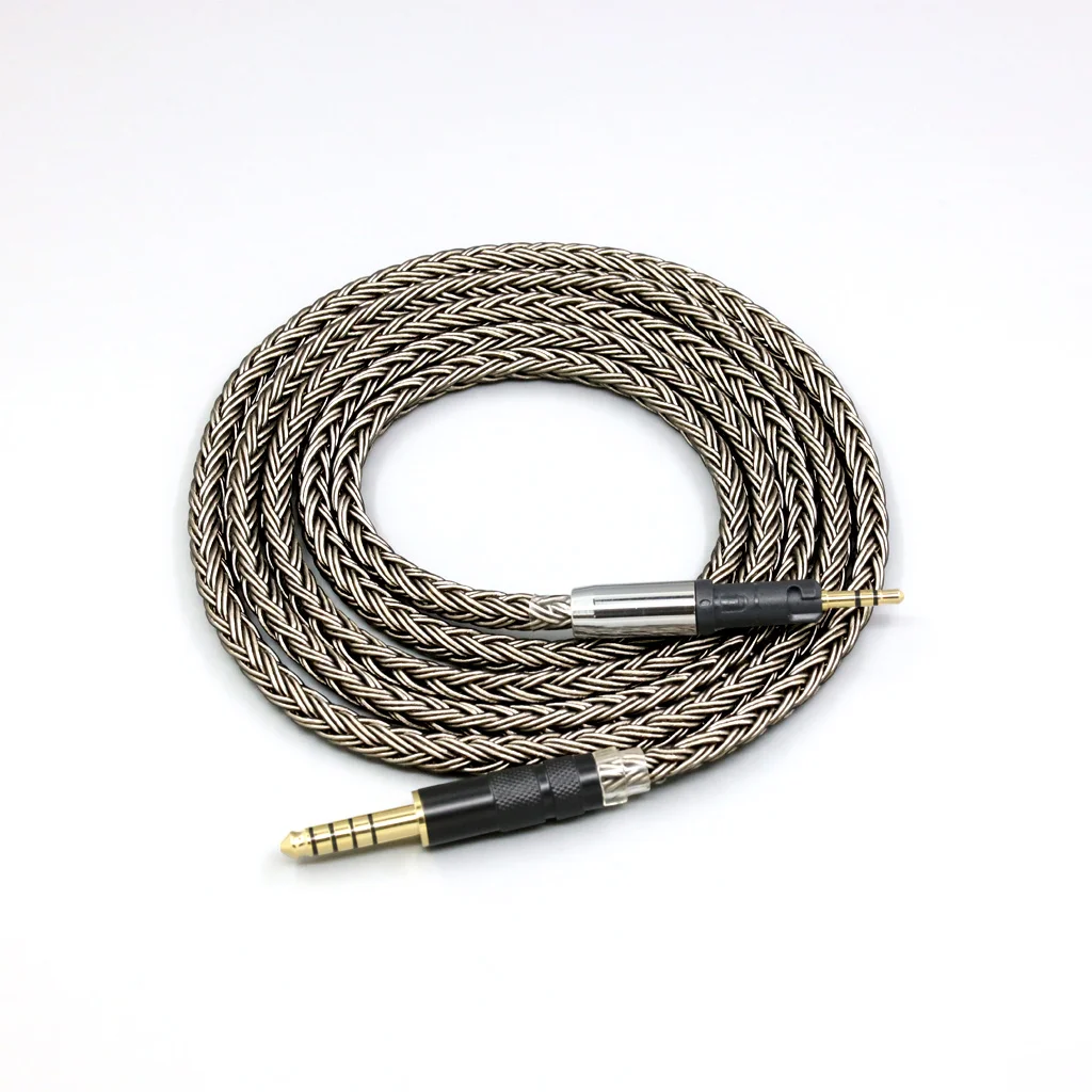 

Grey Silver plated 16 Core Earphone Cable For Audio Technica ATH-M40x ATH-M50x ATH-M70x ATH-M60x 8837
