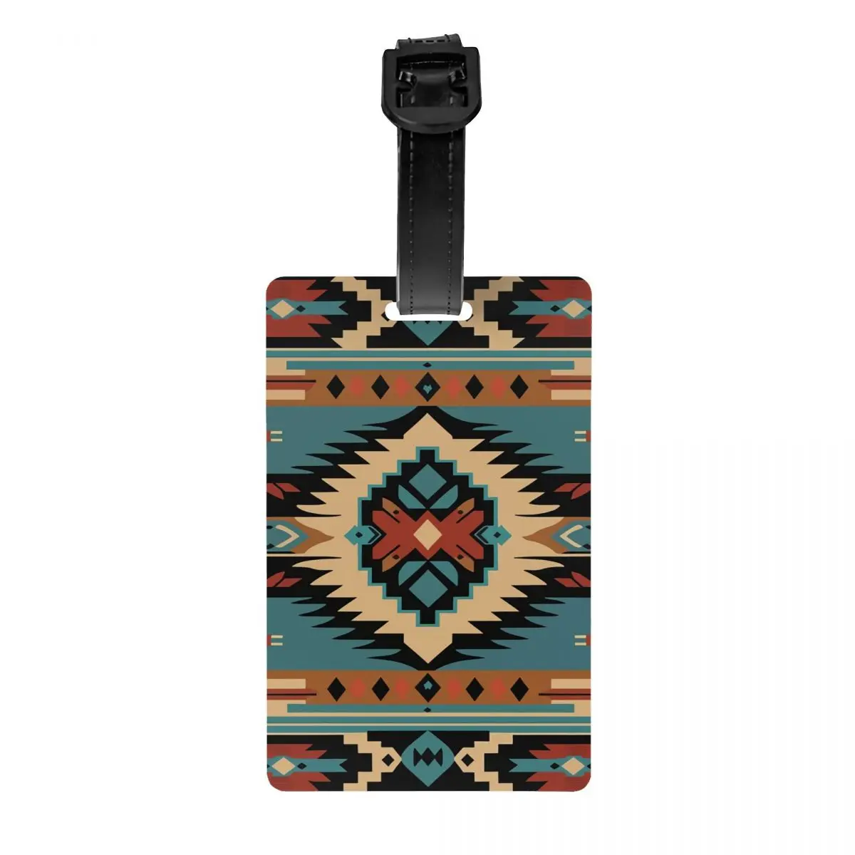 

Native American Patterns Luggage Tag Suitcase Baggage Privacy Cover ID Label