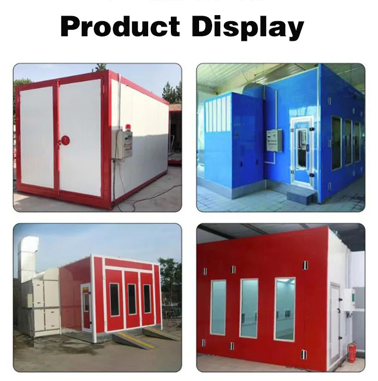 CE industrial spray booths automotive car spray painting baking chamber drying room