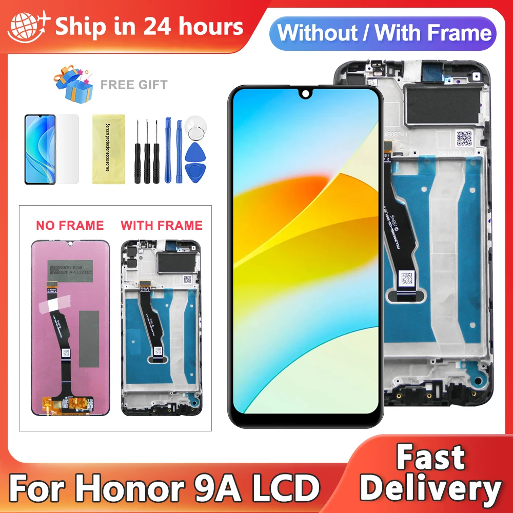 6.3'' LCD For HUAWEI Honor 9A  MOA-LX9N LCD Display Touch Screen Digitizer assembly For Honor 9A Screen replacement