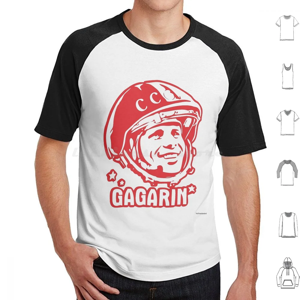 Camiseta de Gagarin para hombre y mujer, cosmonautas, Gagarin, Rusia, Gagarin, URSS, halcón, astronauta, cohete, Unión Soviética, comunista