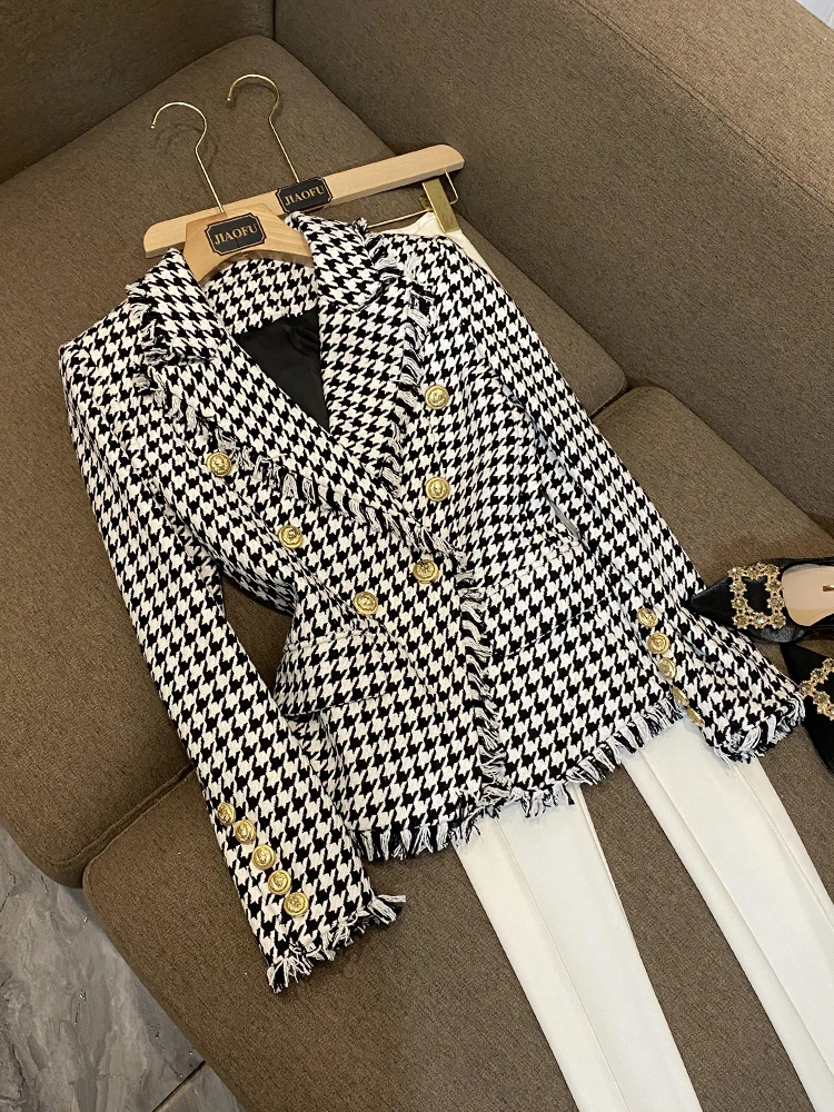 

Faionable ort Neapolitan Suit Jaet Женский высококачественный индивидуальный костюм D6883 Commute Sle Slim Fit Button ket Long Sve