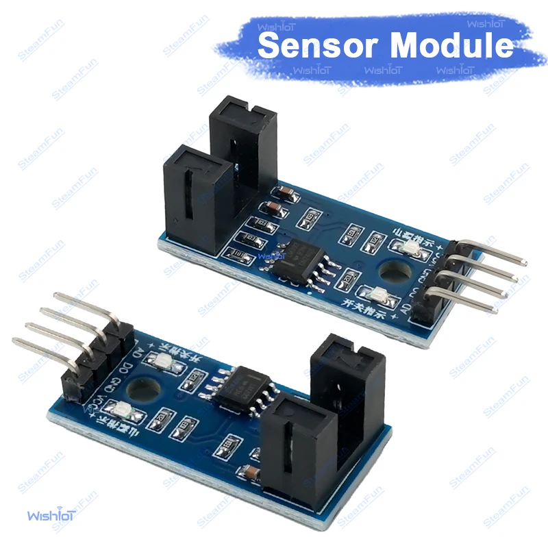 10 Stück Geschwindigkeitssensor-Modul, Slot-Typ IR-Optokoppler LM393 für Arduino, Groove Coupler 3,3V-5V Relais-Summer-Modul, hohe Präzision