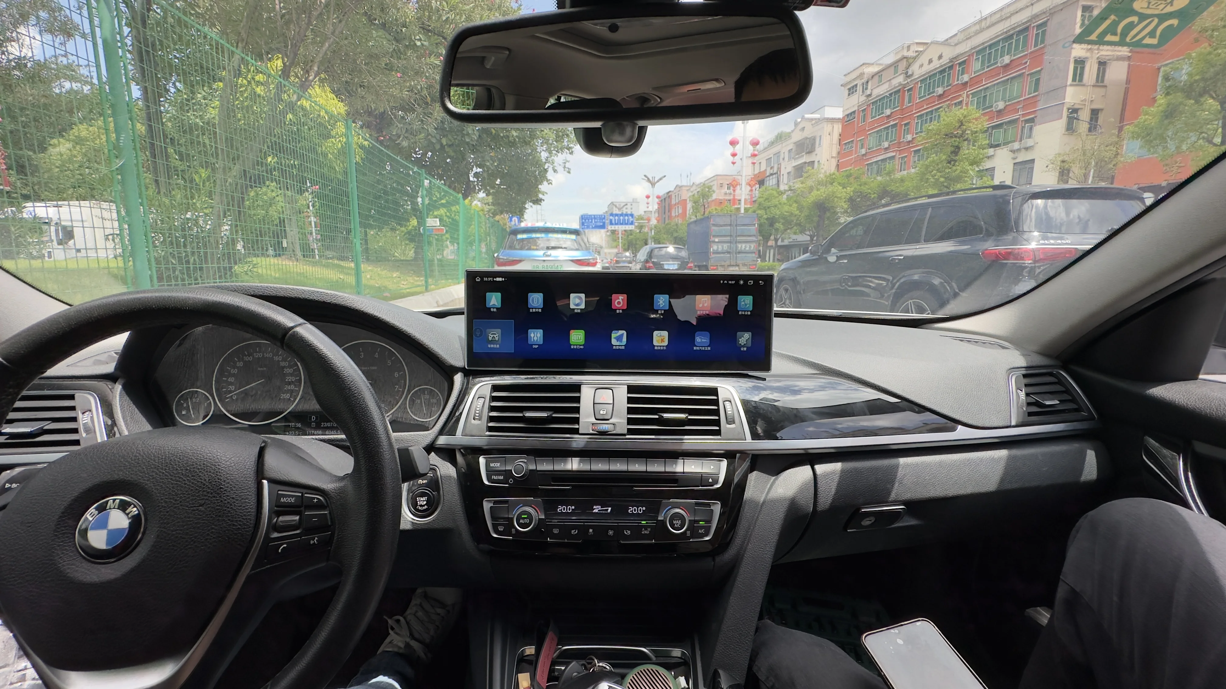 ID8 14.9 Inch Android 13 Carplay 4G For BMW 3 Series F30 F31 F32 Car Multimedia Player GPS Navigation Auto Radio Screen Headunit