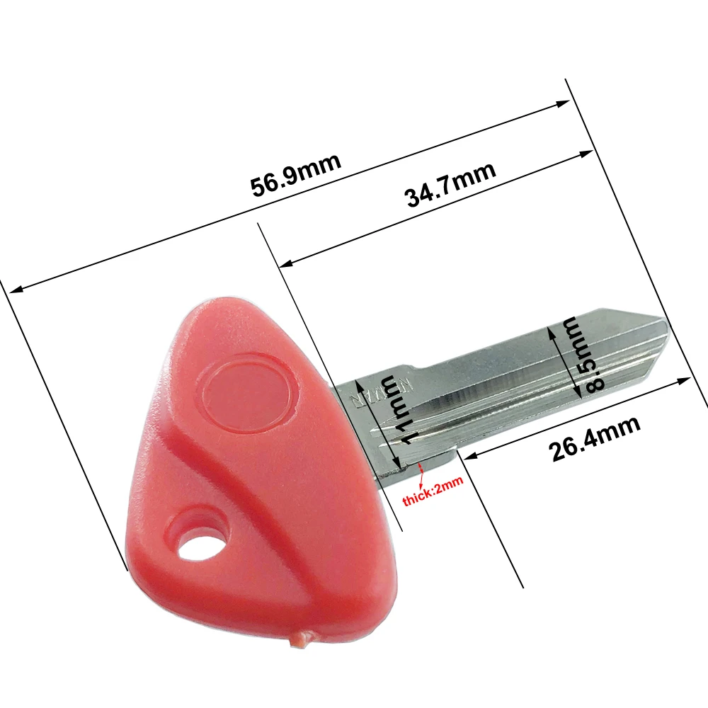 Blank Motorcycle Key Accessories Fit For BMW R850R K1200R R1100 R1150 R1100R R1150R R1100GS R1150S R1200GS F650GS F650 S R GS RS