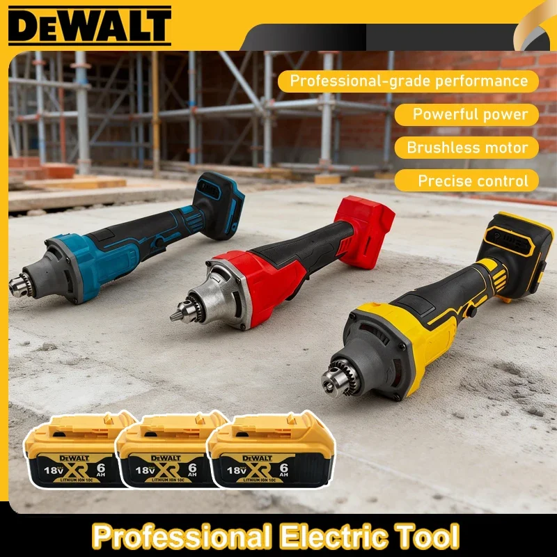 

DeWalt Die Grinder 4 Gears Brushless Straight Grinders Chuck Grinding Polishing Engraving Tools For Makita/Milwaukee
