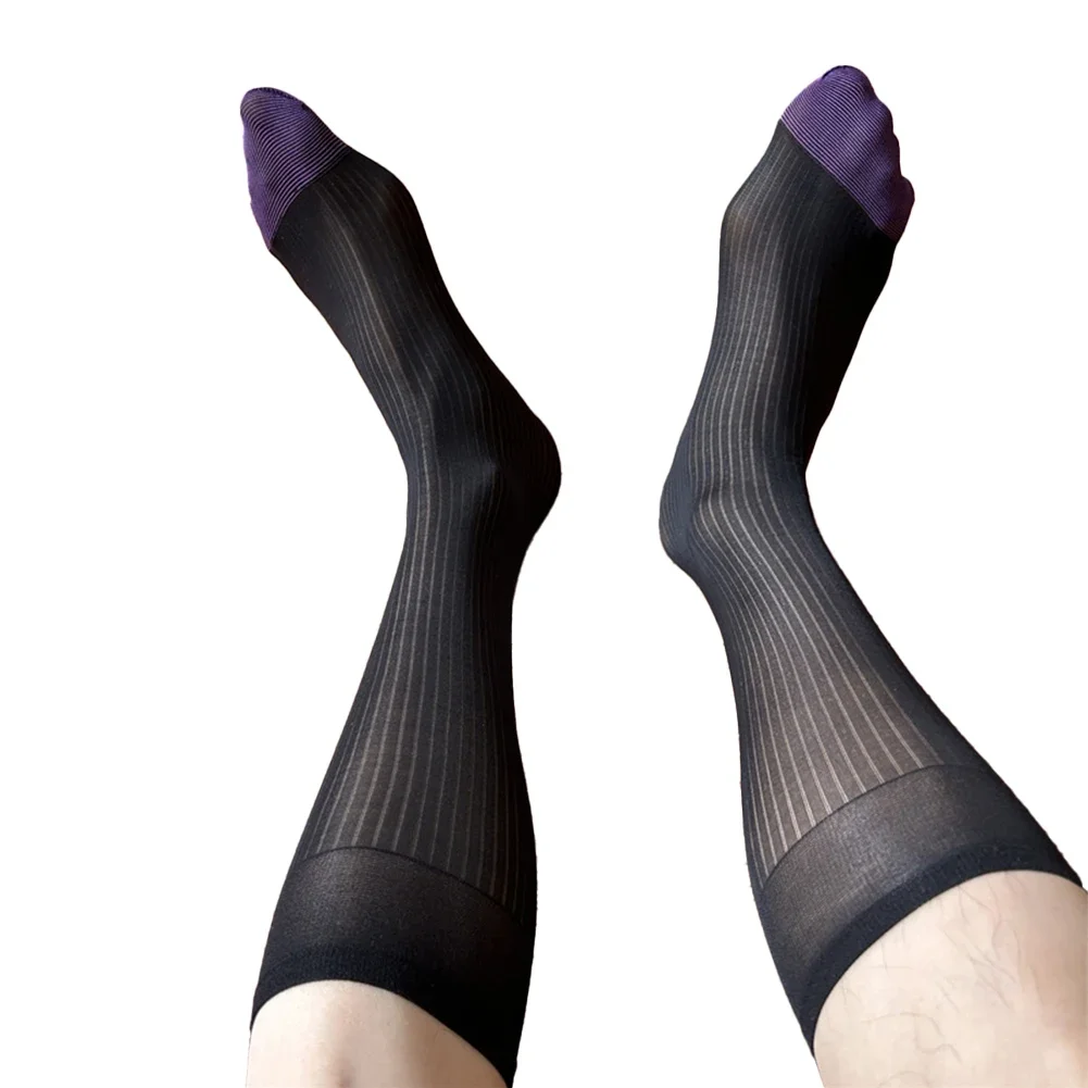

Dress Up Fashion Accessories Dark Blue Wide See-Through Stockings Breathable Stockings Nylon Breather Traceless Wear