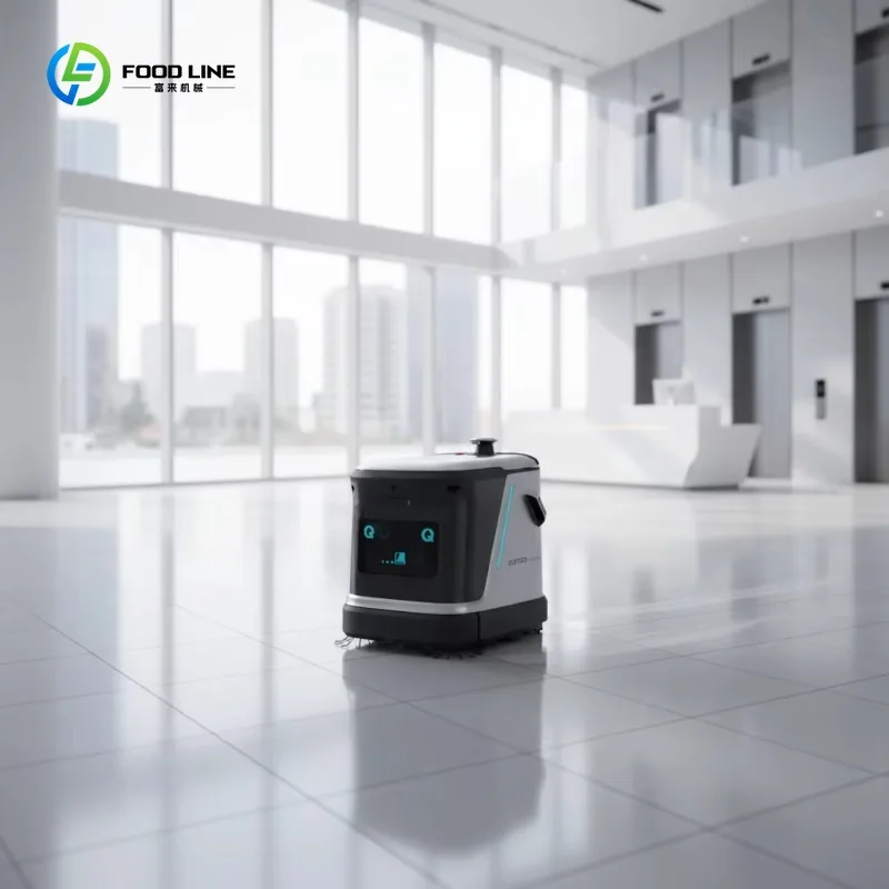 AI 4 in 1 Auto Cleaner Wash Mop Sweep Vacuum Dirt Disposal LDS SLAM Obstacle Avoidance for Office Custom